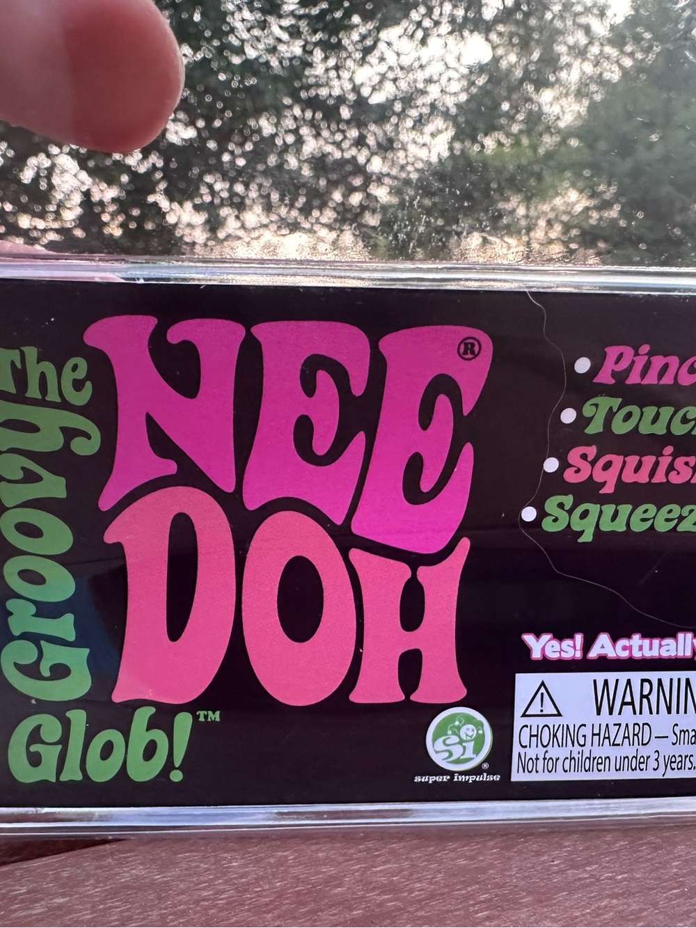 New World's Smallest NeeDoh Groovy Glob Squish Toy Set of 3 - very hard to find! - Picture 2 of 4